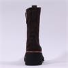 Paul Green Block Heel Ankle Boot - Brown Suede